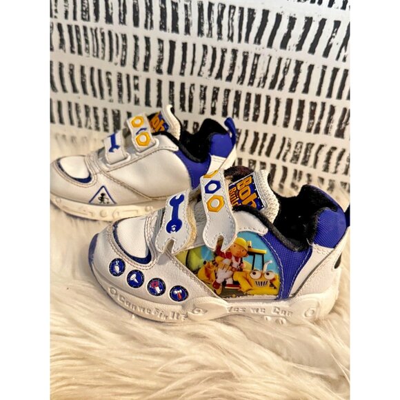 Bob the Builder Other - Vintage Bob the Builder Shoes VGUC sz 7.5 toddler sneakers hook & loop unisex 01